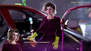 Stuck step mom used by step son apocalust taboo hentai game part 4