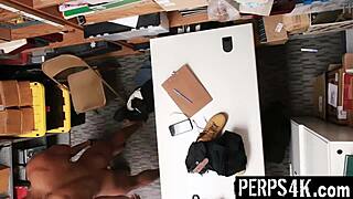 suspect and gay mall officer reach an understanding - perps4k