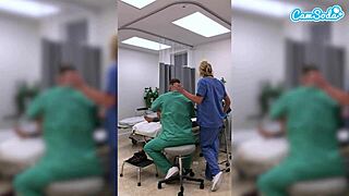 hot fit milf nurse gets fired for showing pussy