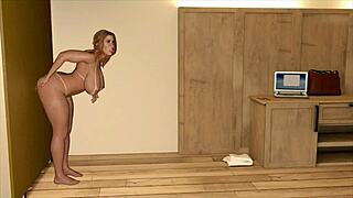 nasty city hentai ep 2: strip poker leads to gloryhole footjob