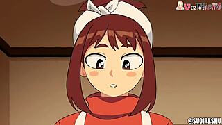 i'm watching ochaco as a milf in this anime hentai fandub latino with lots of action