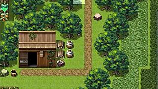 man, this tanned girl natsuki in hentai game ep 2, the pervy carpenter is obsessed with massaging her massive boobs