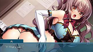 anime queen of the otaku feels emotions in group fingering and masturbation games