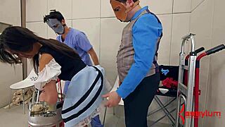 hey, wanna see gia page serve beer with her ass before anal?