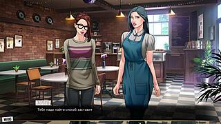 Dancing Girl Masturbates Wet Pussy with Cock in Our Red String Gameplay