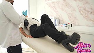 Seduce Shy Doctor for Hard Office Fuck