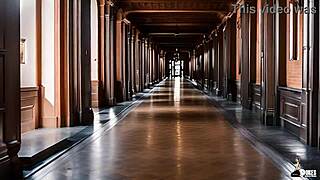 nerdy girl gets taken over by a demon and bangs hot chicks.