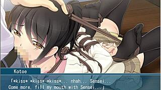 Will you punish me like this strict anime teacher does?