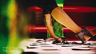 Óriásnő növekszik 3D animációban