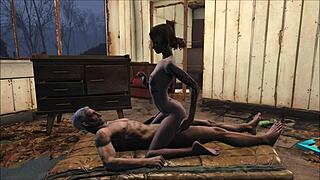 Fallout 4 Old Man Blows And Fucks Skinny Girl Hard