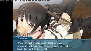 Will you punish me like this strict anime teacher does?