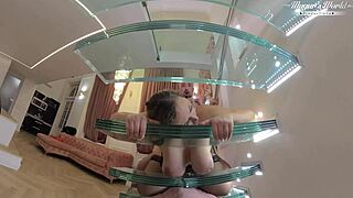 Bbw Kathy Takes Deep Hard Pounding on Staircase with Big Tits