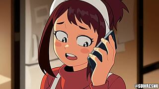 i'm watching ochaco as a milf in this anime hentai fandub latino with lots of action