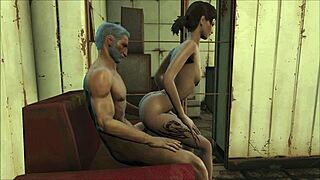 Fallout 4 Old Man Blows And Fucks Skinny Girl Hard