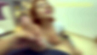 She Came for Contracts but Sucked My Huge Cock and Swallowed Again