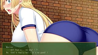 Stolen newlywed Monica's titillating task! Toys and gangbang action!