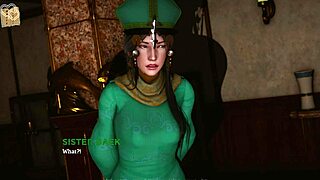 In Eternum 177, a curvy character in a sexy outfit explores the 3D world.