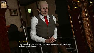 In Eternum 177, a curvy character in a sexy outfit explores the 3D world.