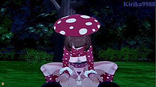 Kinoko Komori and Mei Hatsume with Izuku Midoriya – intense sex in My Hero Academia hentai?