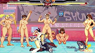 dongwan vs warugiria paid character, cartoon sex for cash with cumshot.