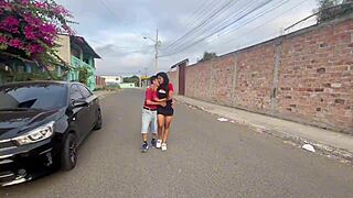 Public Park Threesome with Old Man and Busty Young 18+ Women!