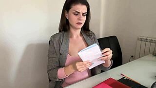 Huge cum flows from stepmom's tits onto stepson's face?