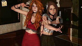 In Eternum 177, a curvy character in a sexy outfit explores the 3D world.