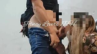 Teen couple has sex in public mall fire exit, almost caught