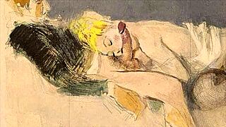 Retro Vintage Erotic Cartoon Anime Hentai Illustration