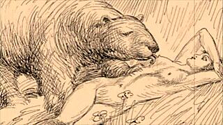 clip vintage de animación animal con vibes retro salvajes! 🐾