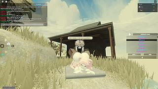 Roblox porn clip shows big tits bouncing in wild doggy and anal action. Ass shaking adds extra heat.