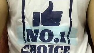 Gay live performance with twink group in casual setting