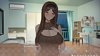 Caught Half Naked With Huge Boner!