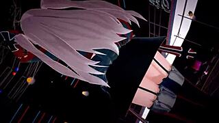 Azur Lane -hahmot hentai MMD -hauskuudessa.