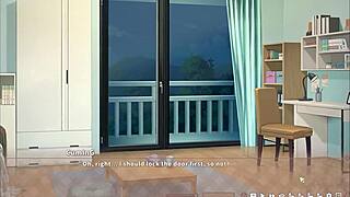 Caught Half Naked With Huge Boner!