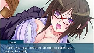 Beautiful Teacher Bound Behind Glasses