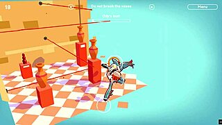 Anal plug in classroom public scene