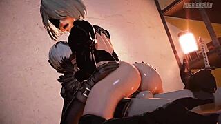 She says, 'fap to this 2b nier automata hentai scene'