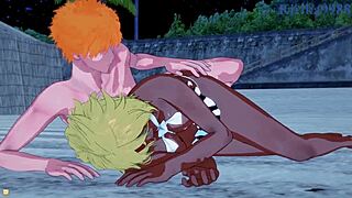 Nel Tu Nelliel And Tier Harribel And Ichigo Kurosaki Intense Sex - Bleach Hentai