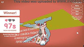 Anal plug in classroom public scene