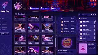 Playing onlyfap simulator 4 with sexy anime characters