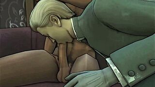 Detailed Gay Porn In Dishonored Sims 4 With Anal, Handjob, And Masked Assfucking