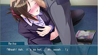 Beautiful Teacher Bound Behind Glasses