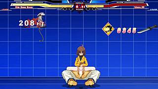 Dongwan Battles Rinne In Intense Cartoon Sex Scene