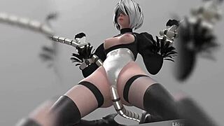 She says, 'fap to this 2b nier automata hentai scene'