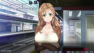 My Horny Ex-Classmate Trophy Wife Episode 2: Fucking on the Public Train