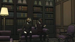 Detailed Gay Porn In Dishonored Sims 4 With Anal, Handjob, And Masked Assfucking