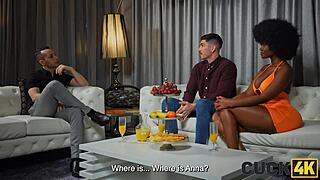 Cuckold swap goes wrong with interracial group.