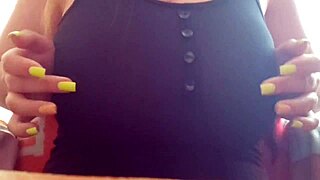 I'm just teasing my huge tits