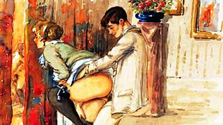 Vintage erotiske tegninger 😍